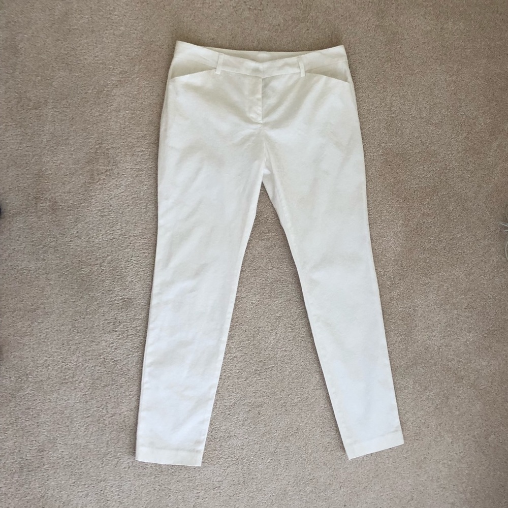 SOLD!!! White on white pattern A. Byer pants